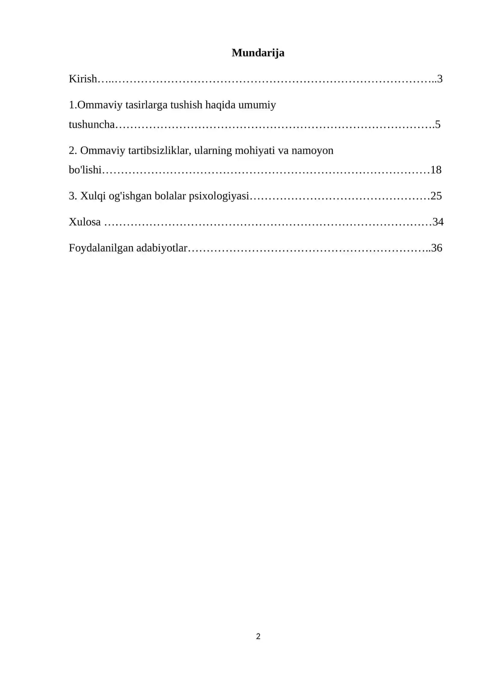 OMMAVIY TA'SIRLARGA TUSHISHNING PSIXOLOGIK XUSUSIYATLARI 2