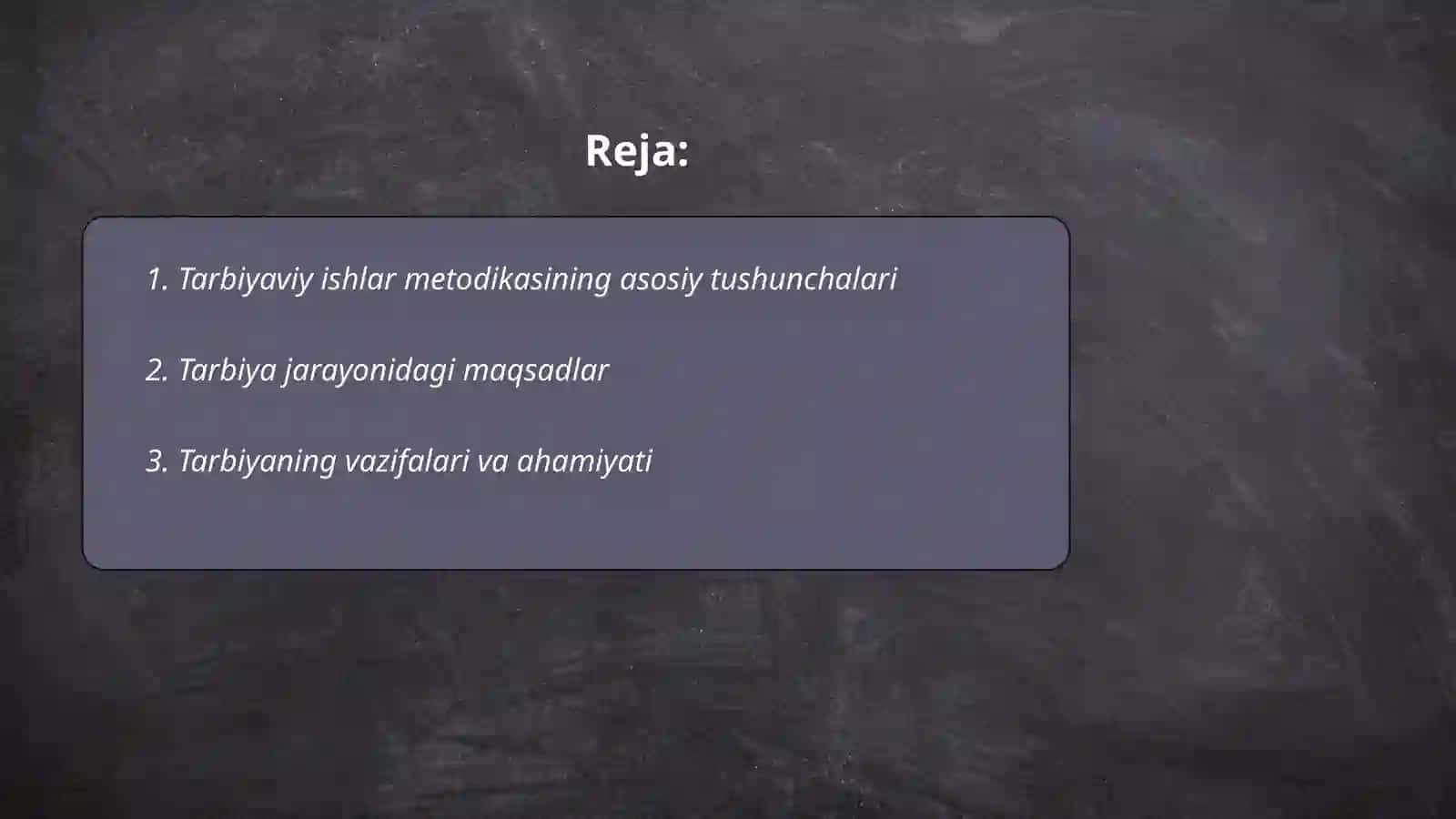 Tarbiyaviy ishlar metodikasining maqsad va vazifalari 2