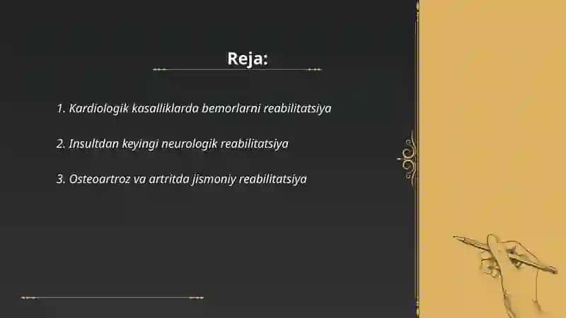 Katta yoshdagi kasalliklarida bemorlar reabilitatsiyasi 2