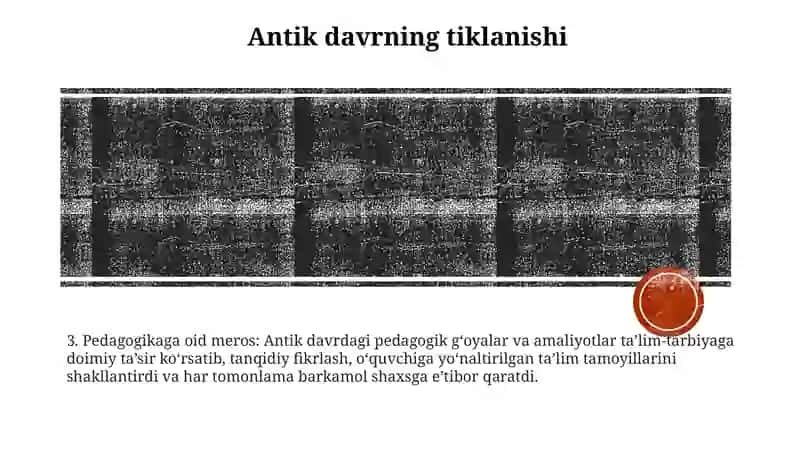G'Arb Uyg'Onish Davri Pedagogik Namoyondalarining Didaktik G'Oyalari 2