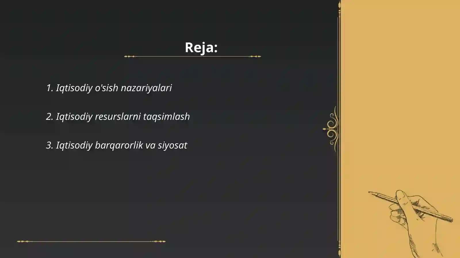 Iqtisodiy o'sish nazariyalari 2