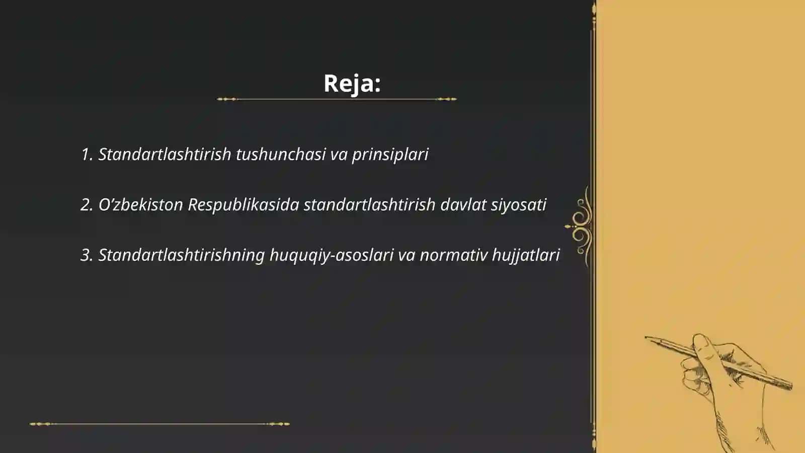 O’zbekiston Respublikasi standartlashtirish davlat tizimi 2