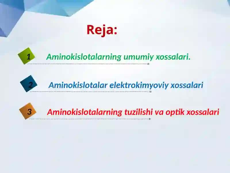 Aminokislotalarning Almashinuvi Reaksiyalari 2