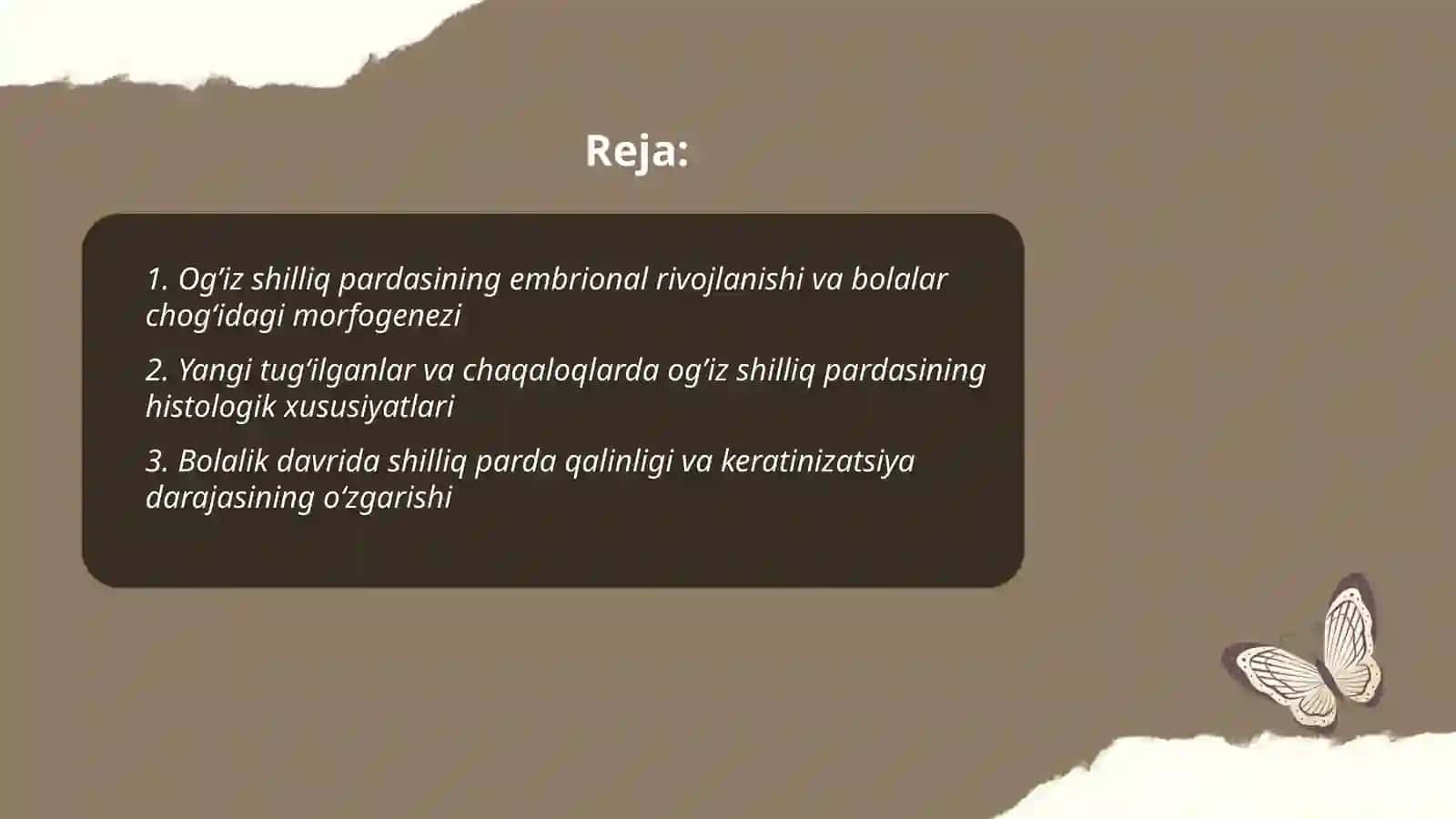 Og’iz shilliq pardasi strukturasining o'zgarishi 2