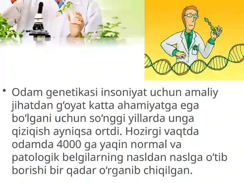 odam genetikasi 2