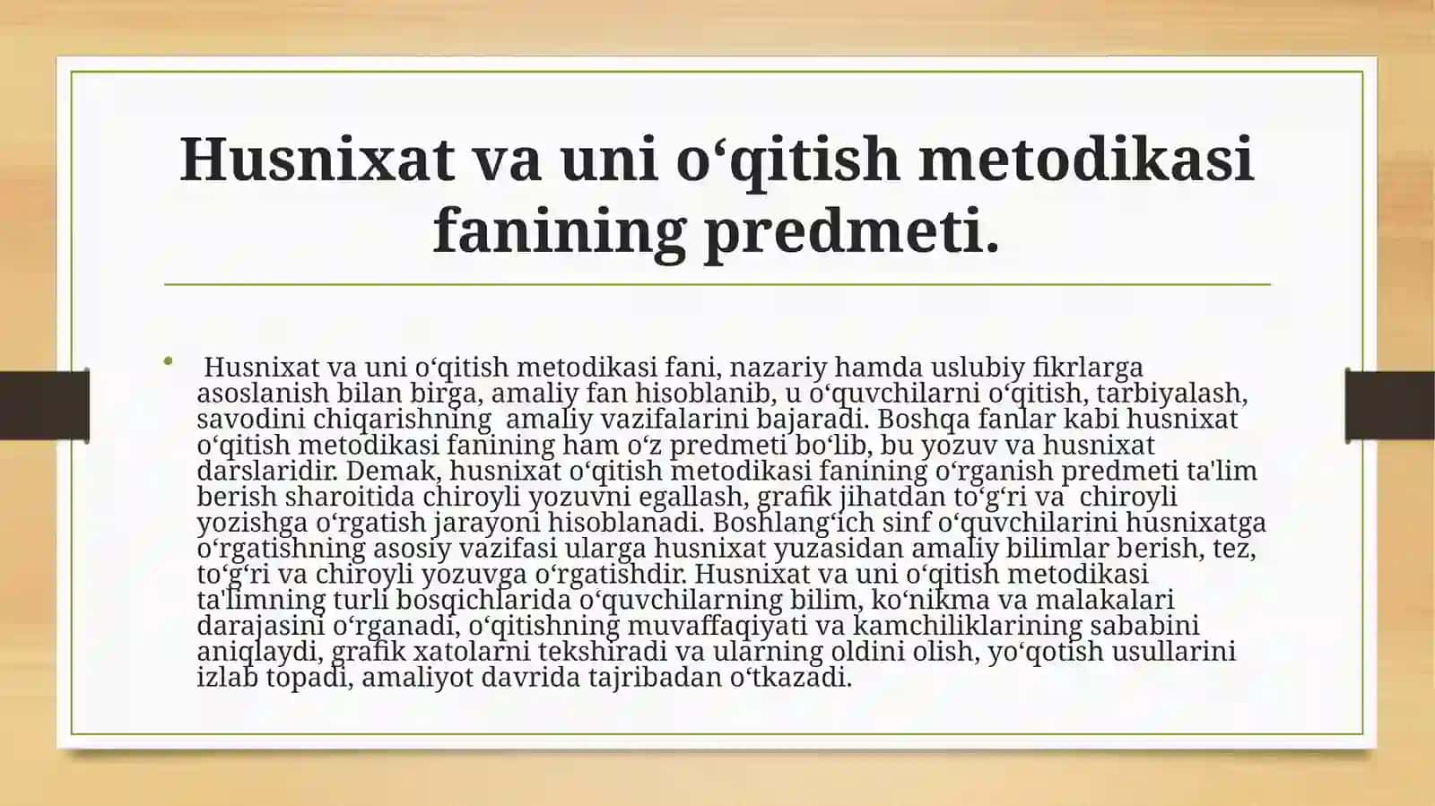 Husnixatga o‘rgayishning maqsad va vazifalari 2