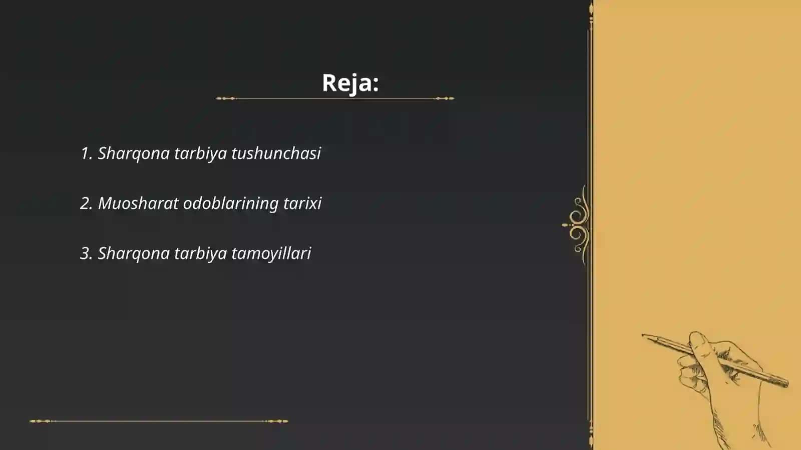 Sharqona tarbiya va muosharat odobining muloqatga ta'siri 2