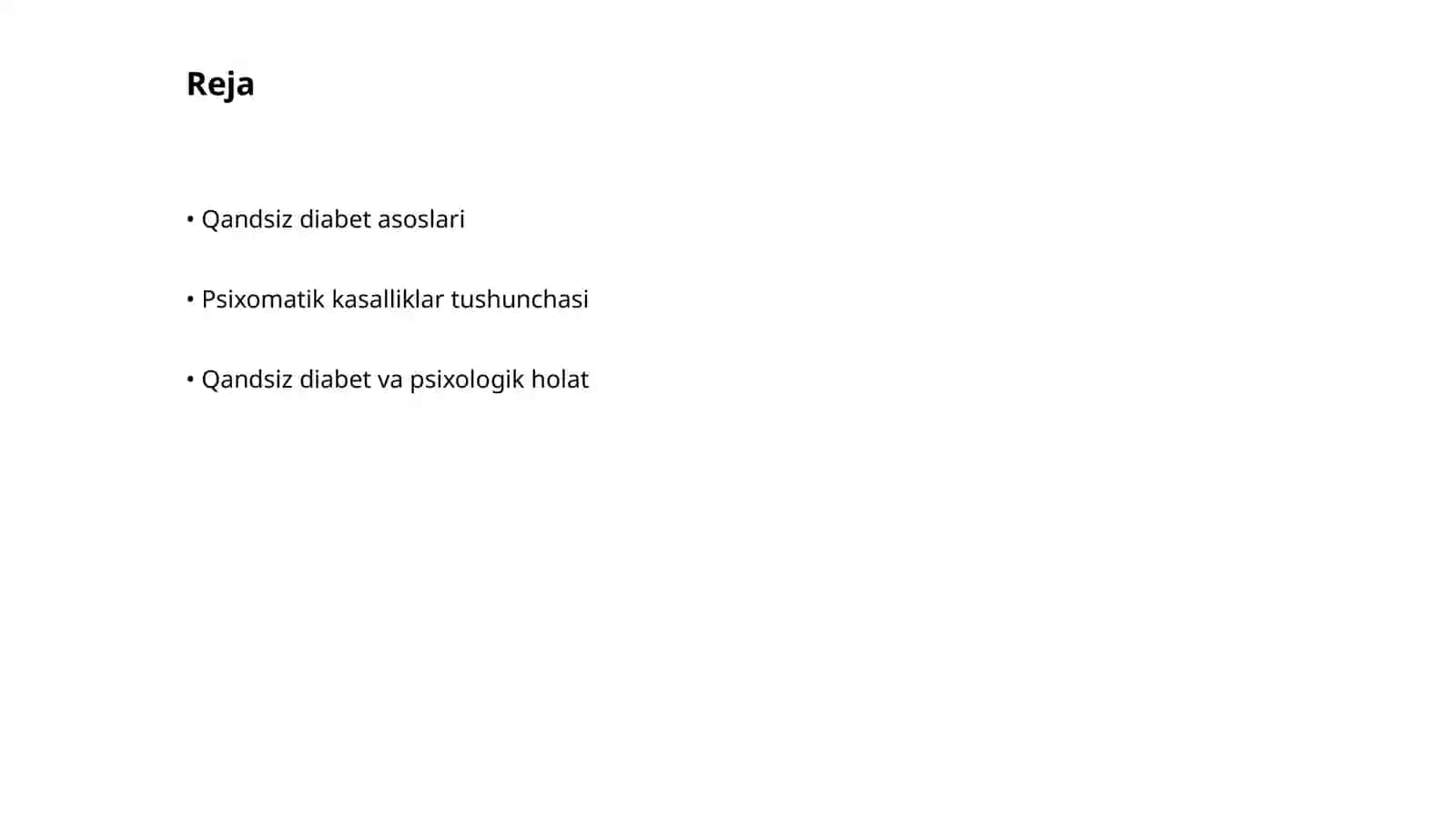 Qandsiz diabet va psixomatik kasalliklar 2