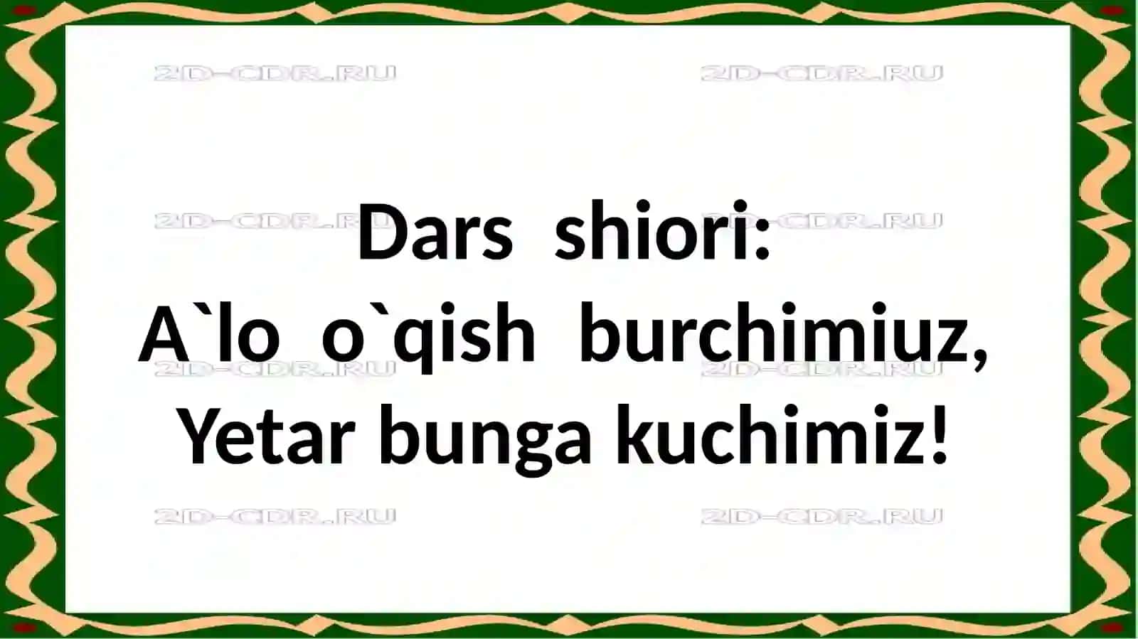 She`rlar asosi datopshiriqlar 2