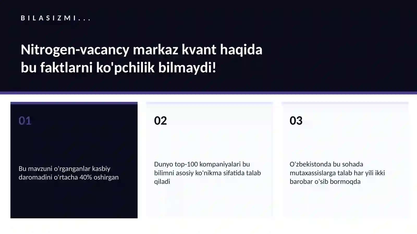 Nitrogen-vacancy markaz kvant 2