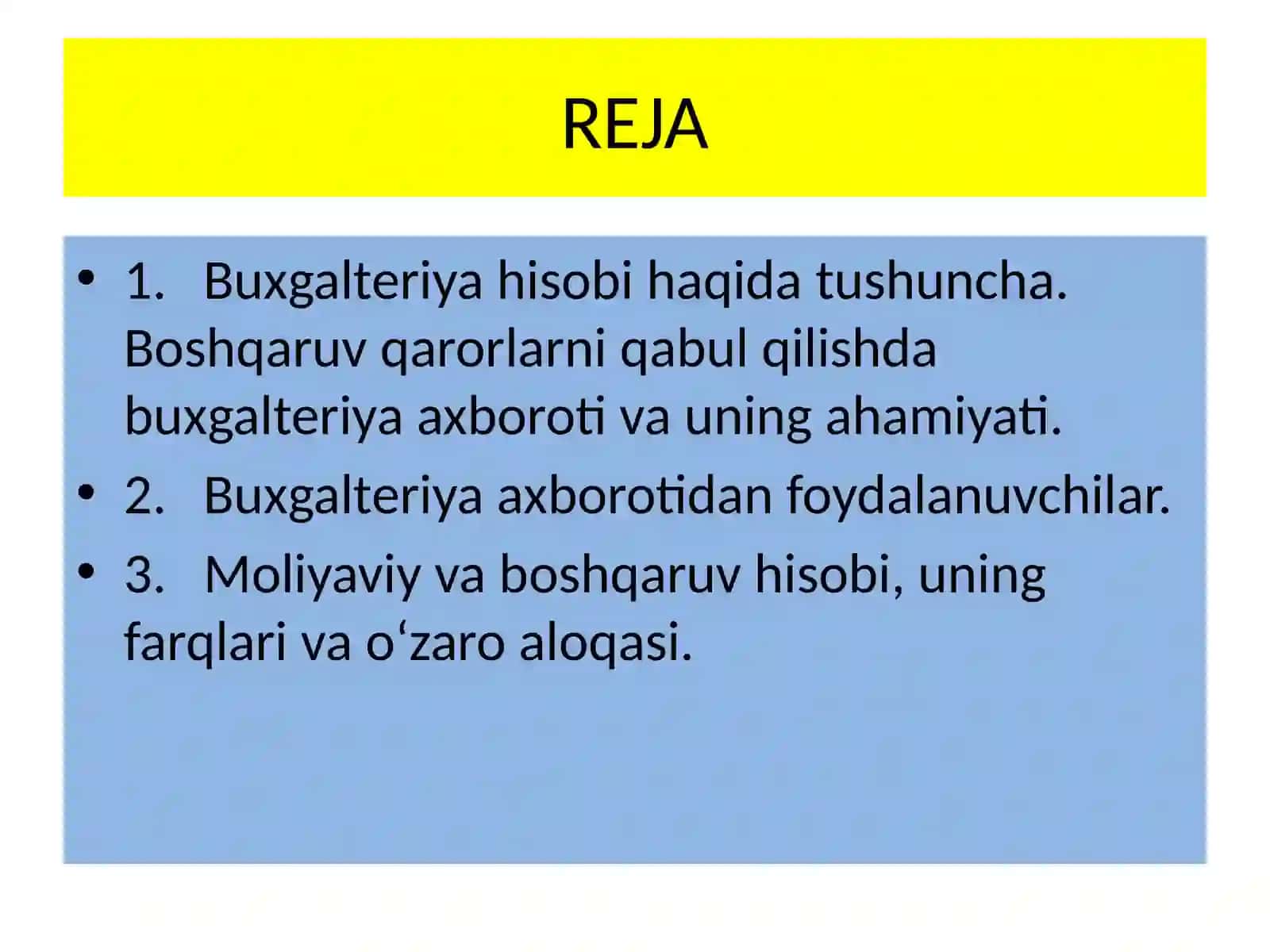 IQTISODIYOT KAFEDRASI URMANBEKOVA IRODA FARXODOVNA 2