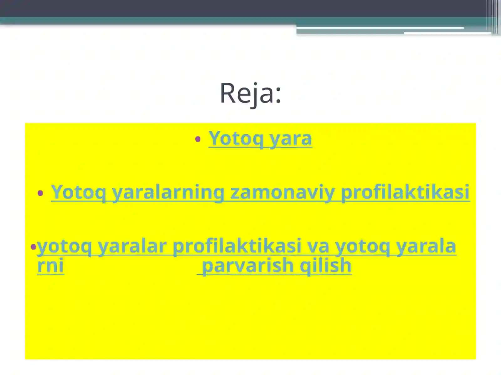 Yotoqyara - Yotoqyaralarning zamonaviy profilaktikasi 2