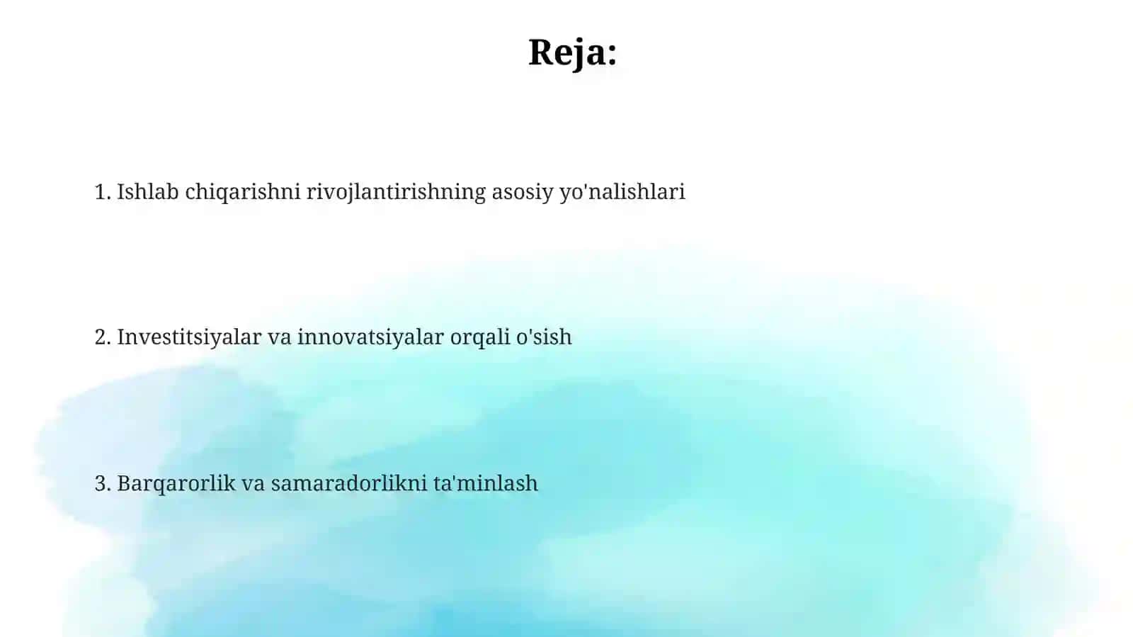 Oʻzbekistonneftvagazsanoatikorxonalaridaishlabchiqarishnirivojlantirishyoʻnalishlari 2