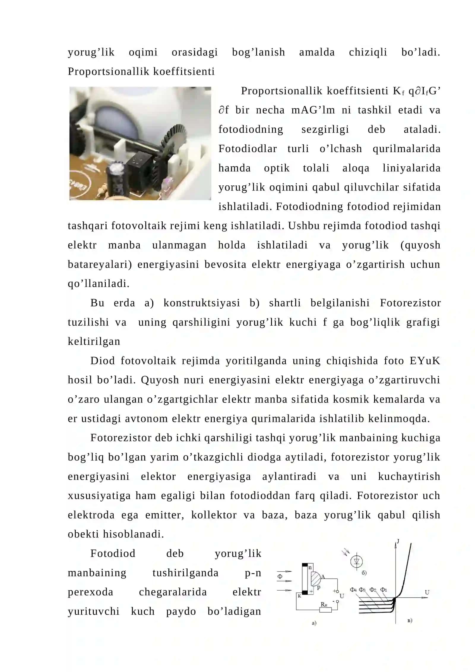 Fotoelektrik va optoelektron elementlar 2