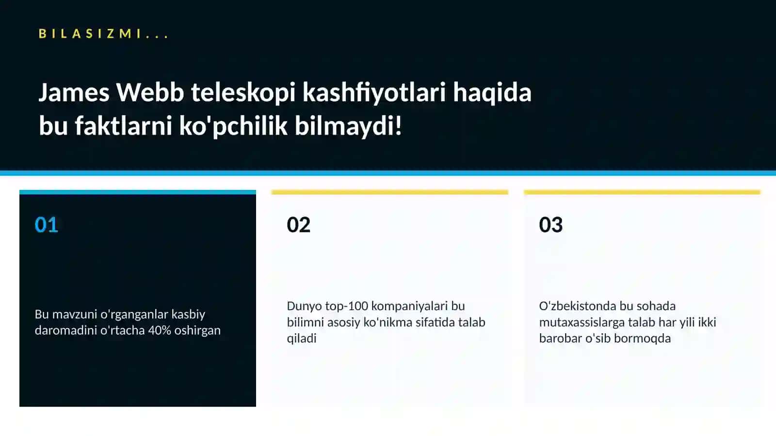 James Webb teleskopi kashfiyotlari 2