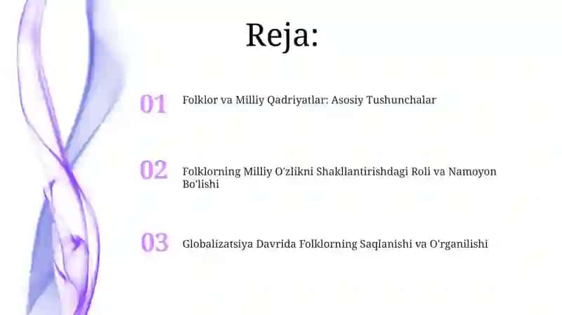 Folklor va Milliy Qadriyatlar: Asosiy Tushunchalar 2