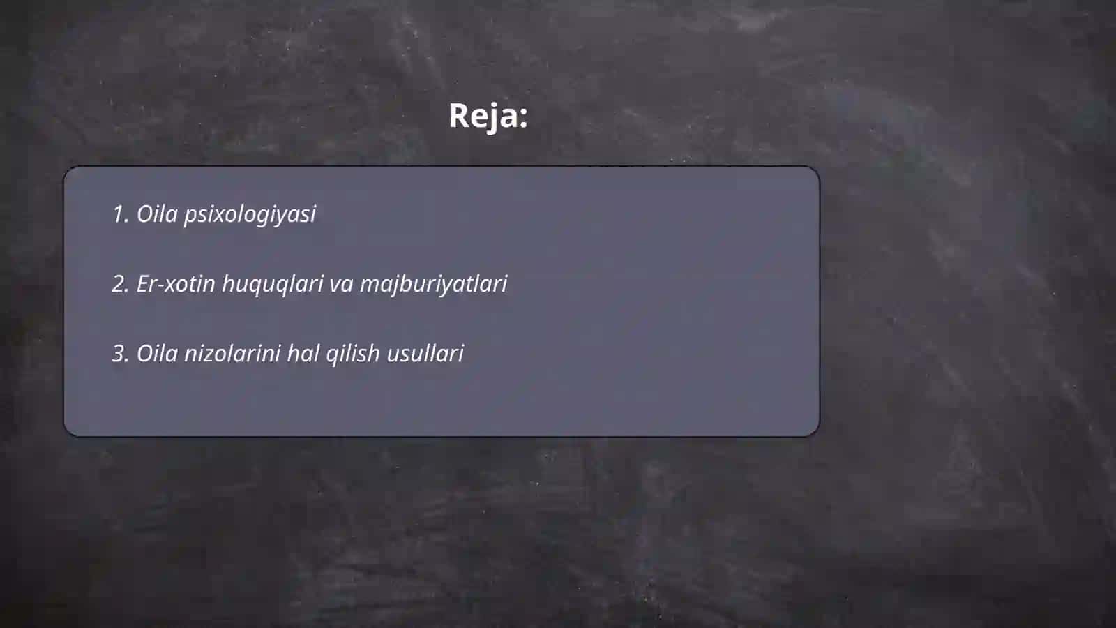 Oila psixologiyasi 2