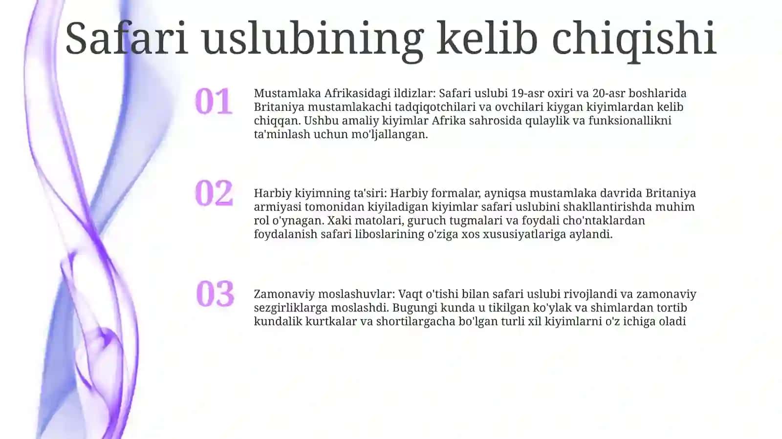 Safari Uslubi 2