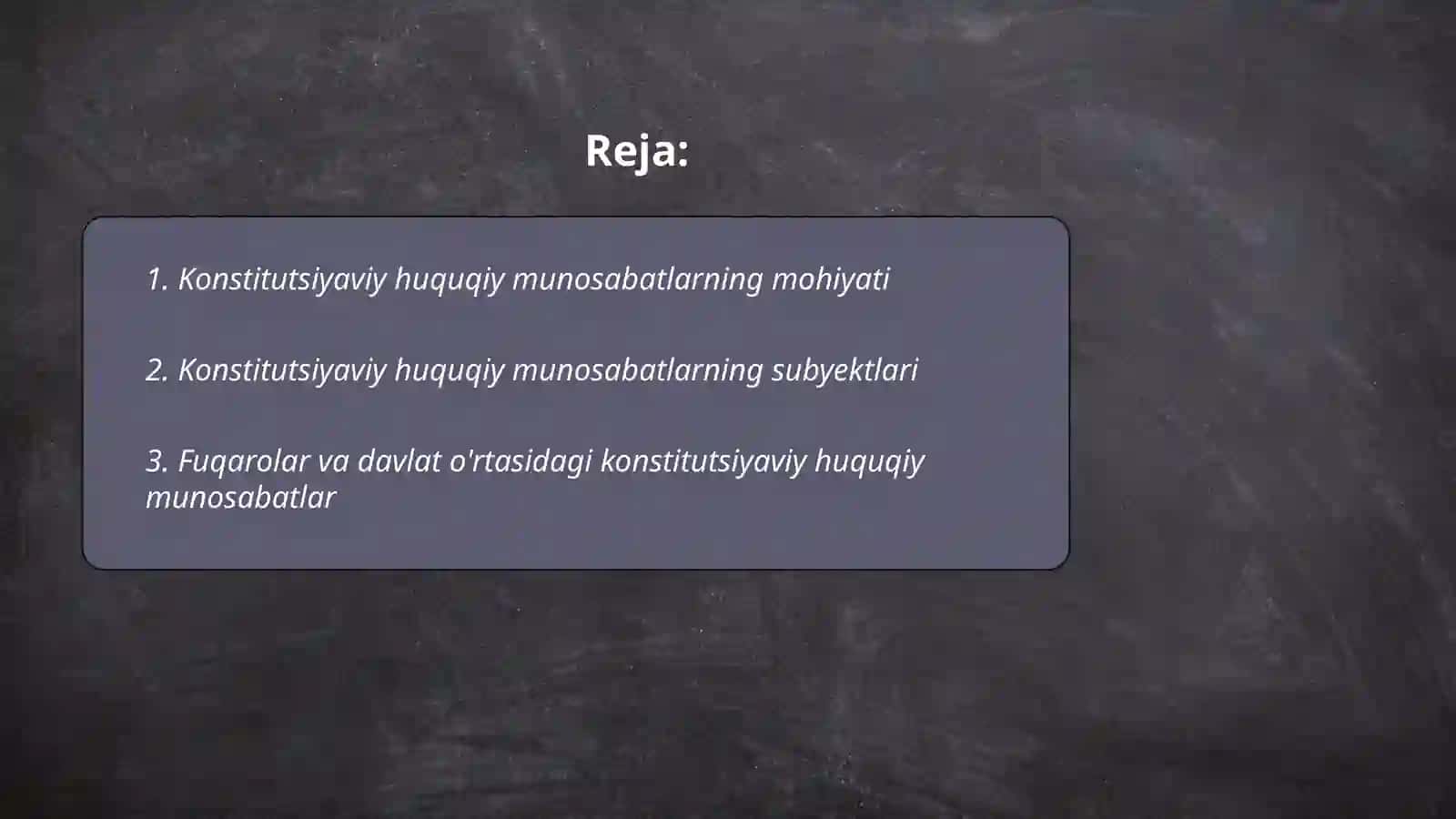 Konstitutsiyaviy-huquqiy munisabatlar va ularning xususiyatlari subyektlari 2