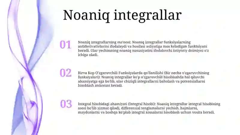 Birva Kop Ozgaruvchili Funksiyalar Integral Hisobi 2