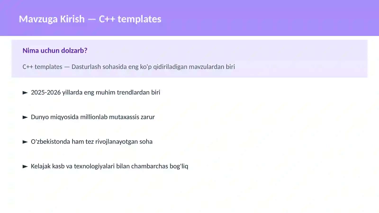 C++ templates 2