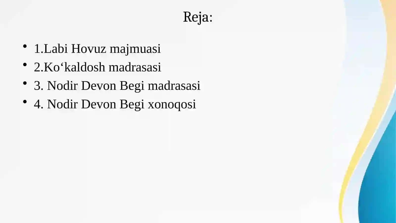 Labi Hovuz majmuasi 2