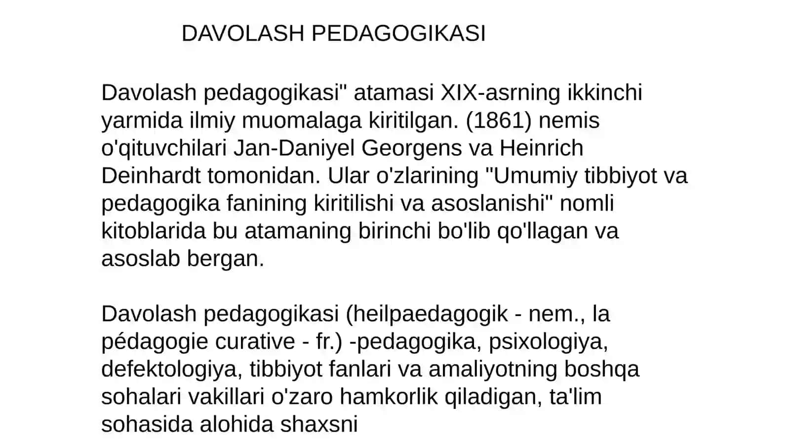 Davolash pedagogikasining ilmiy asoslari 2