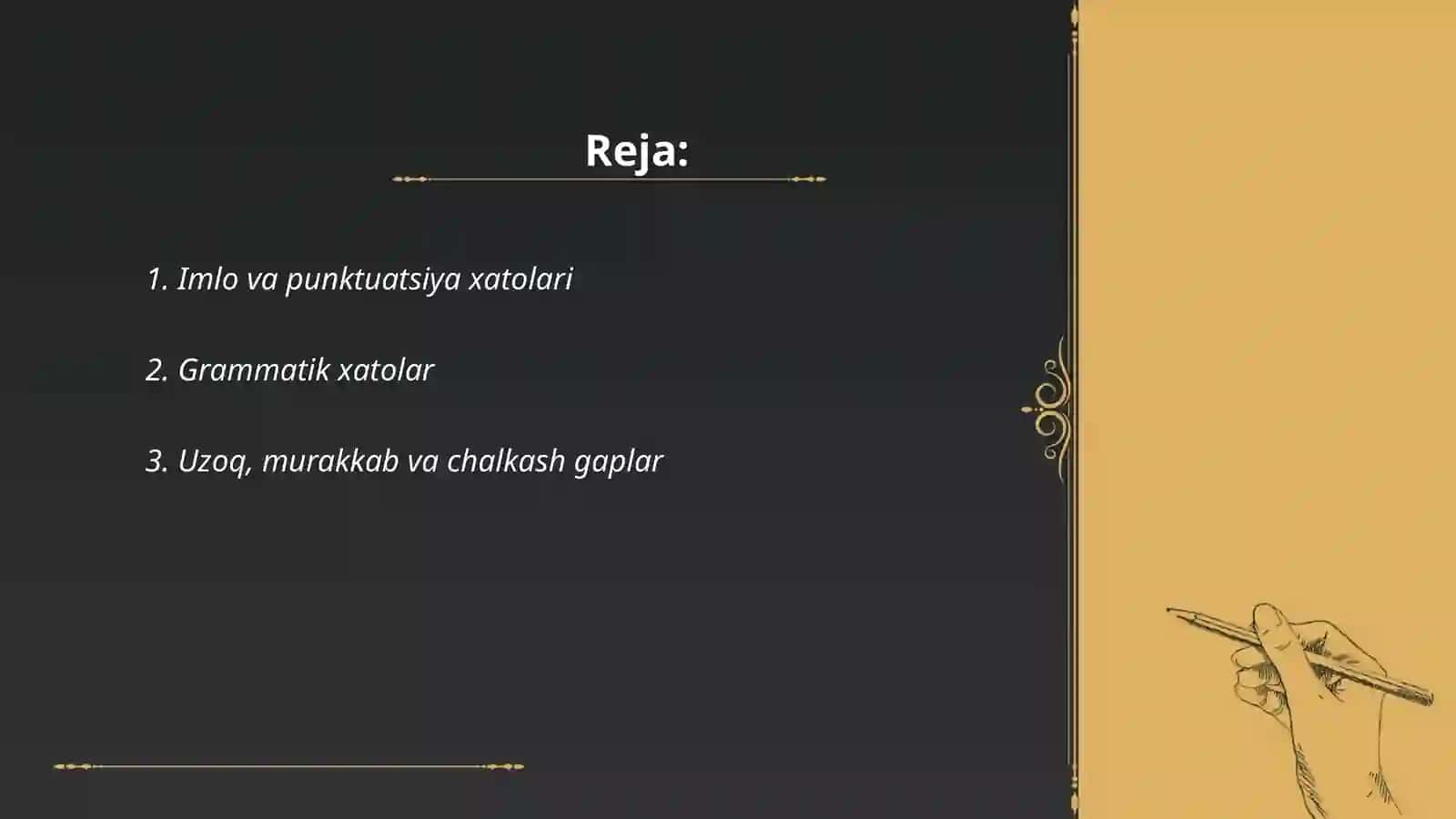 Kopiraytingdagi xatolar 2