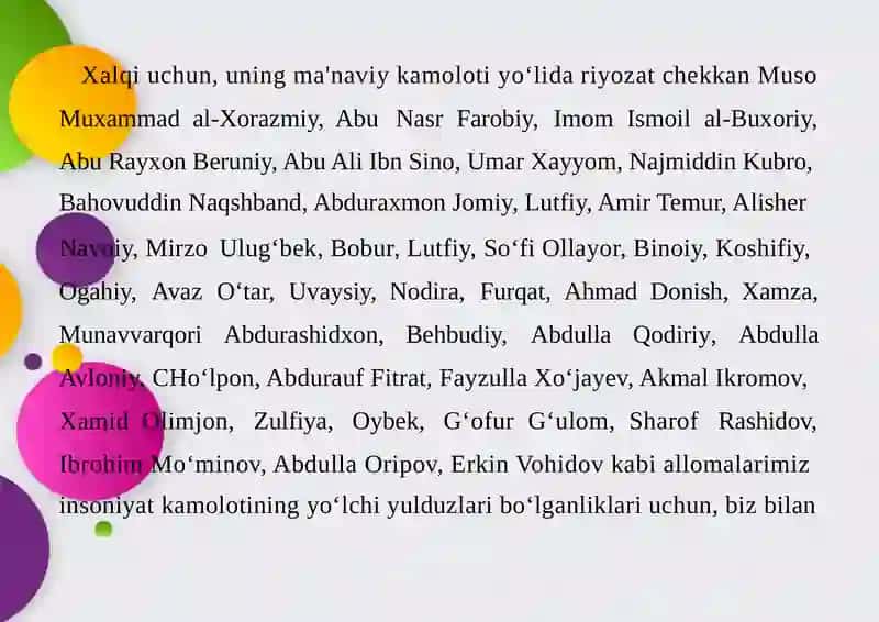 Yuksak ma'naviyatli yoshlarni tarbiyalash 2