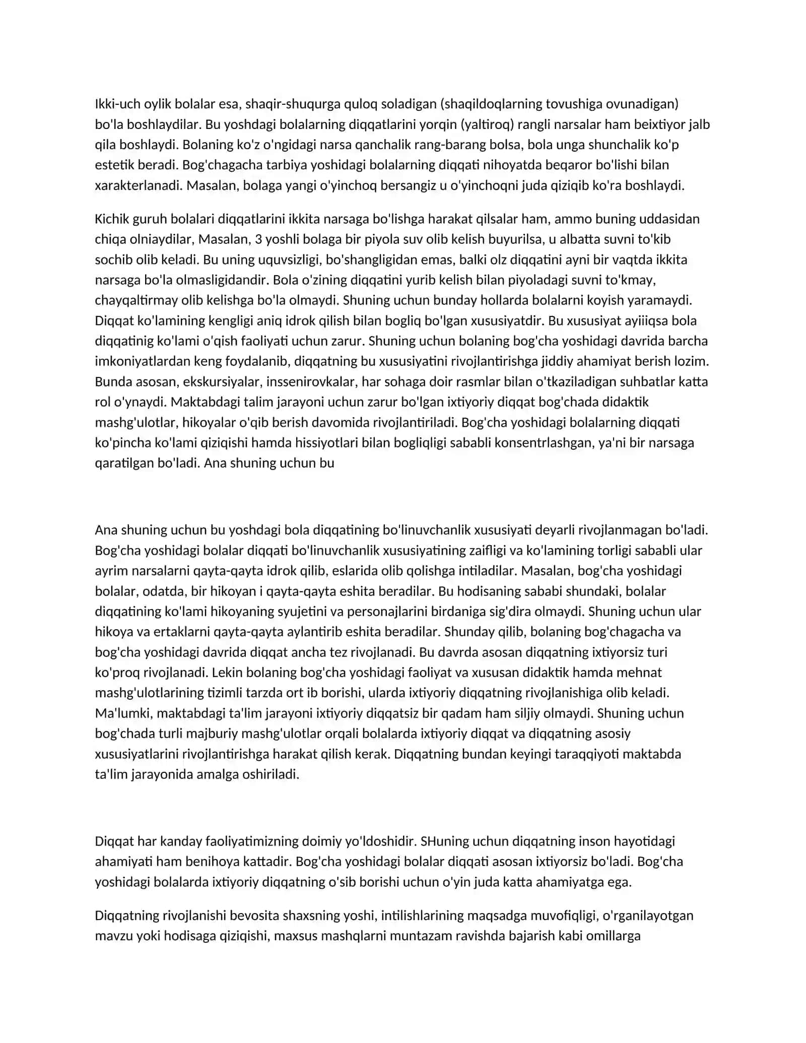 Maktabgacha yoshdagi bolalarda diqqatning shakllanishi xulq-atvorni nazorat qilish tizimi sifatida 2