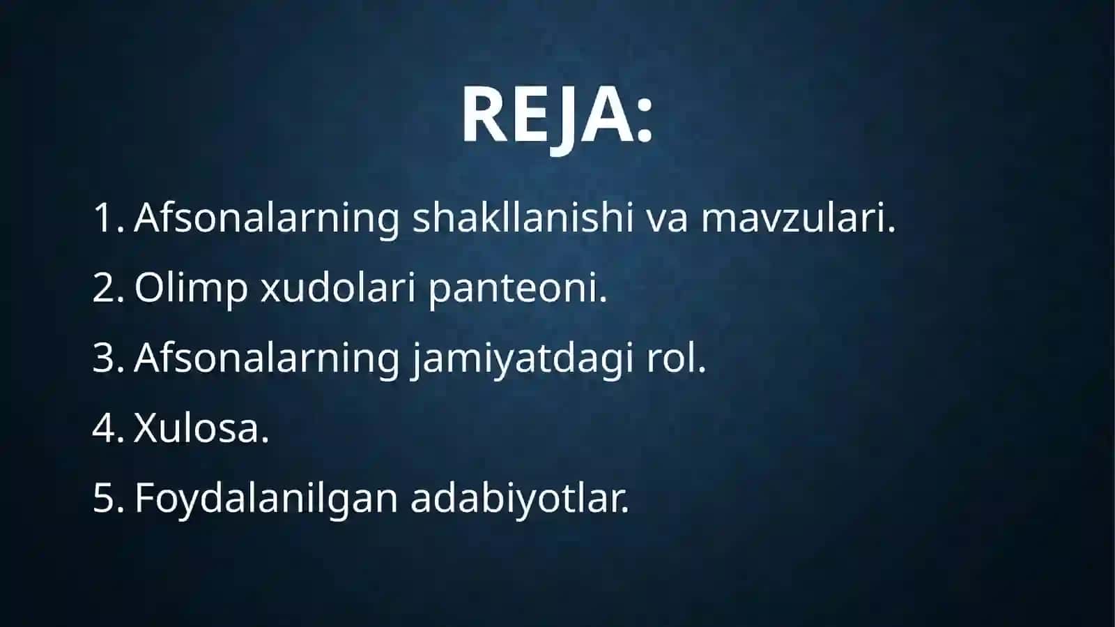 Qadimgi Yunoniston mifologiyasi 2