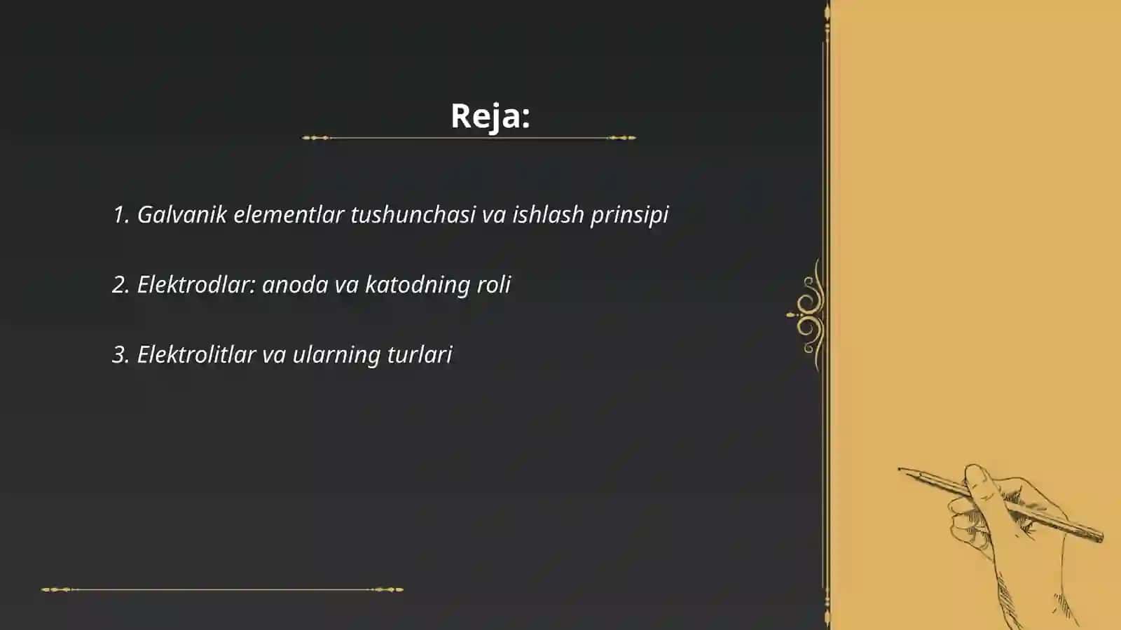 Galvanik elementlar va akumlyatorlar 2