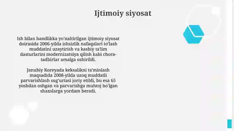 Hozirgi muammolar va siyosat javoblari 2