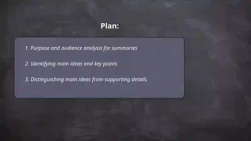 Writing summaries 2