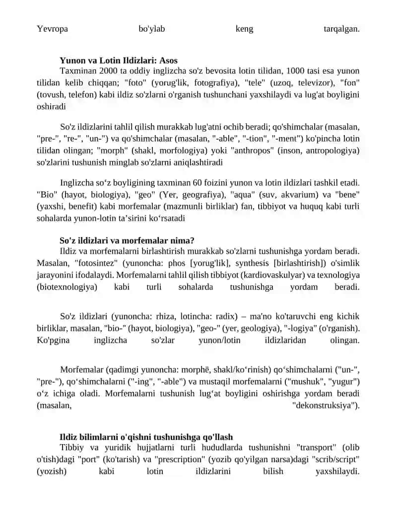 Morfema turlari 2