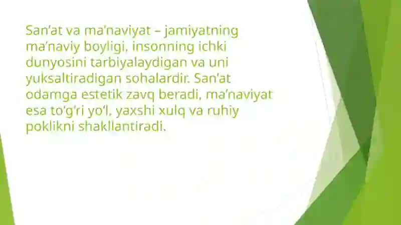 San’atvama’naviyat 2