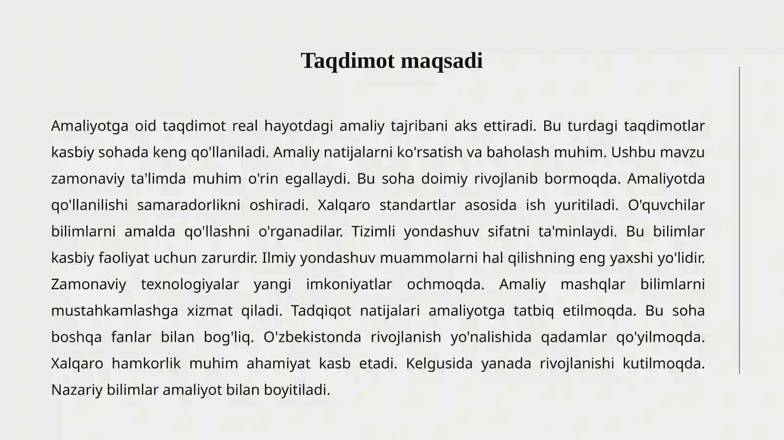 AMALIYOTGA OID TAQDIMOT 2