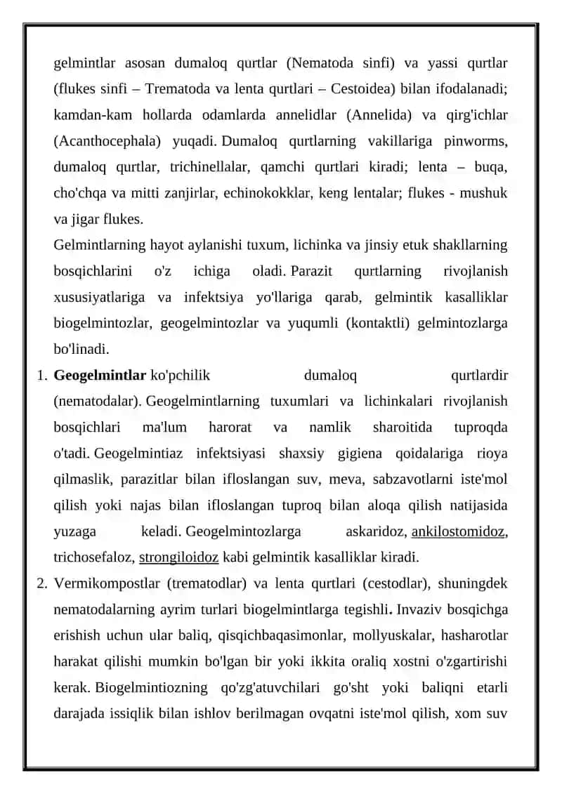 Gelmintozlar 2