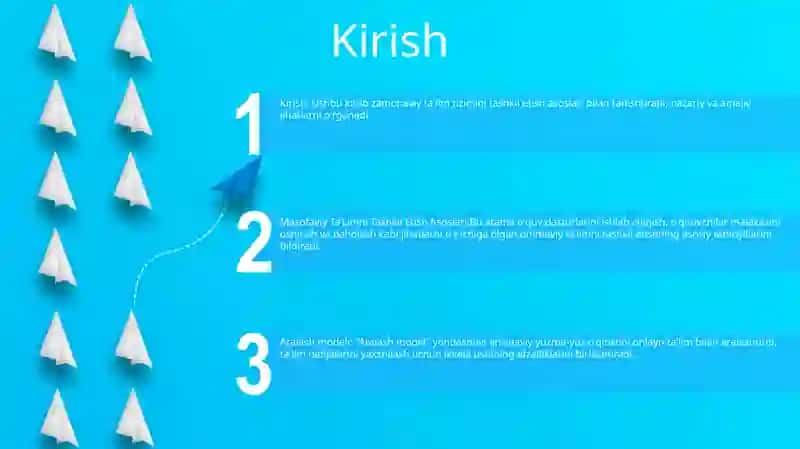 Masofaviy TaʼLimni Tashkil Etish Asoslari. Aralash Model 2