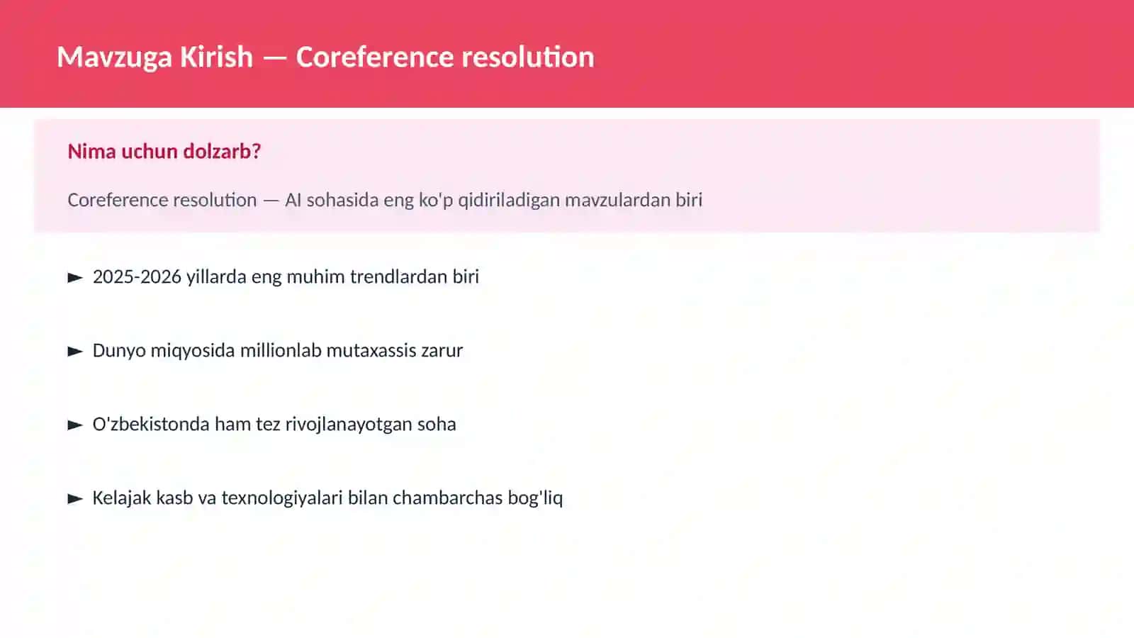 Coreference resolution 2