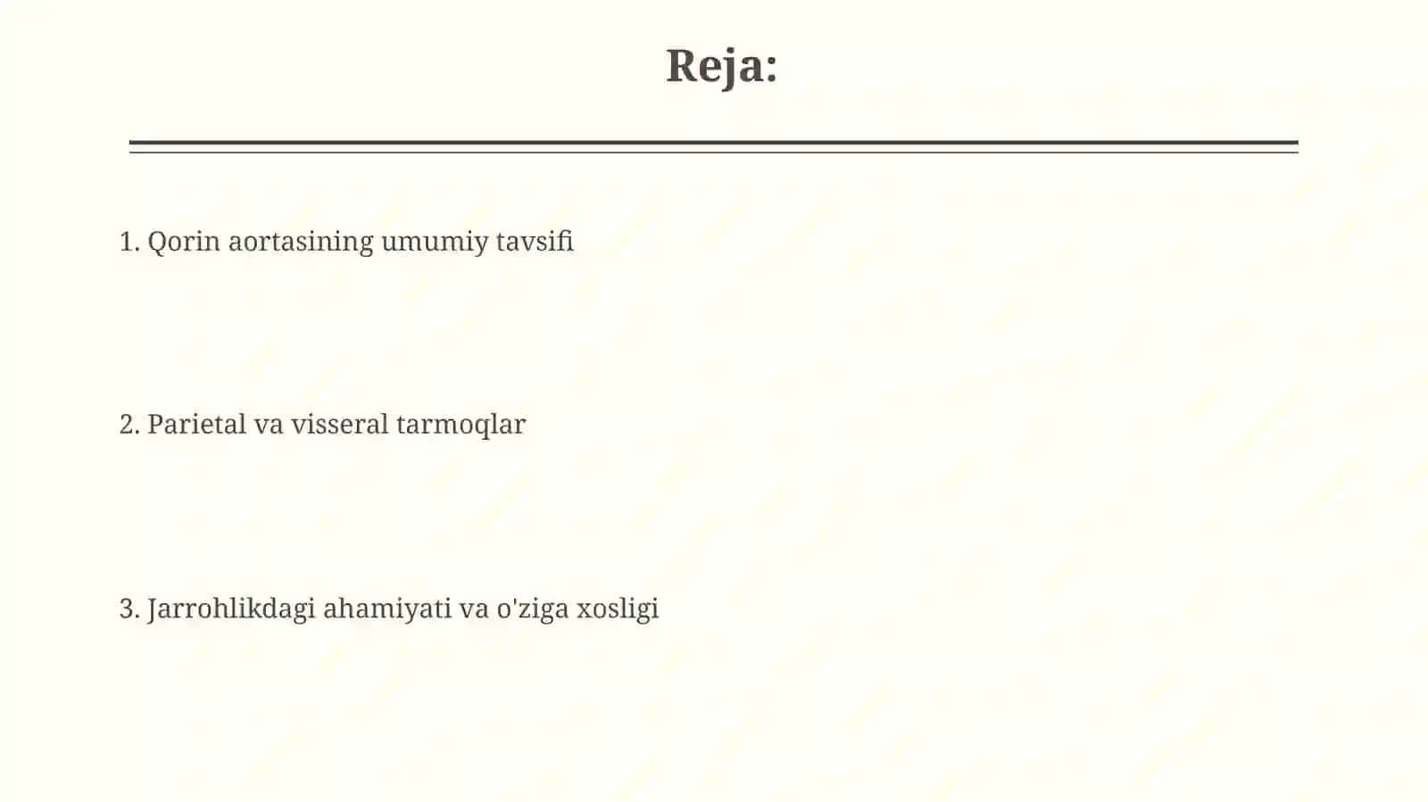 Qorinaortasining Tarmoqlari 2