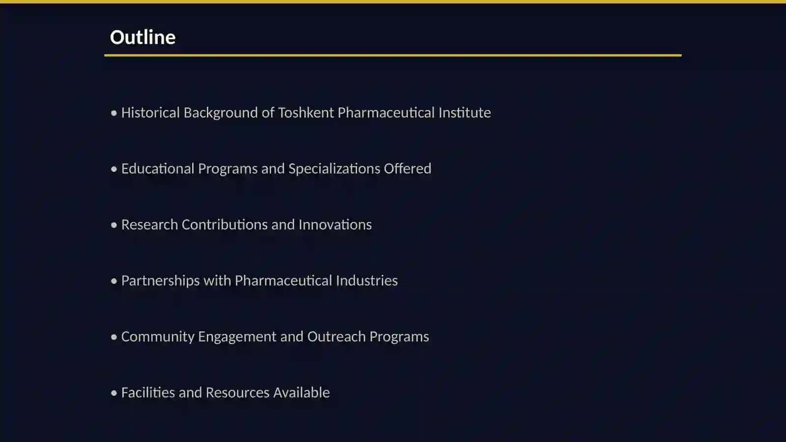 Toshkent Pharmateftical institute 2