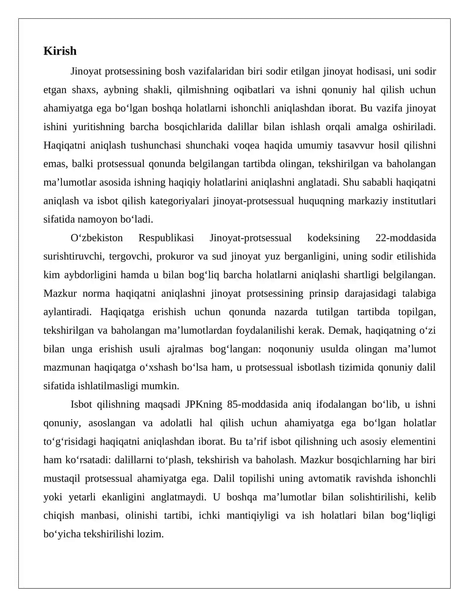 Haqiqatni aniqlash – isbotlashning maqsadi 2