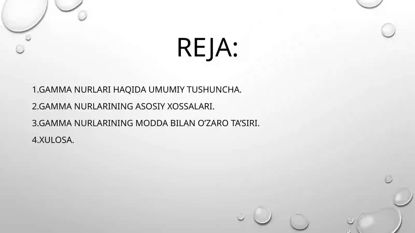 Gamma nurlarining modda bilan o’zaro ta’siri 2