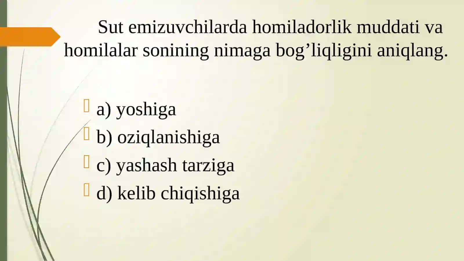 Sutemizuvchilarning xilma-xilligi 2