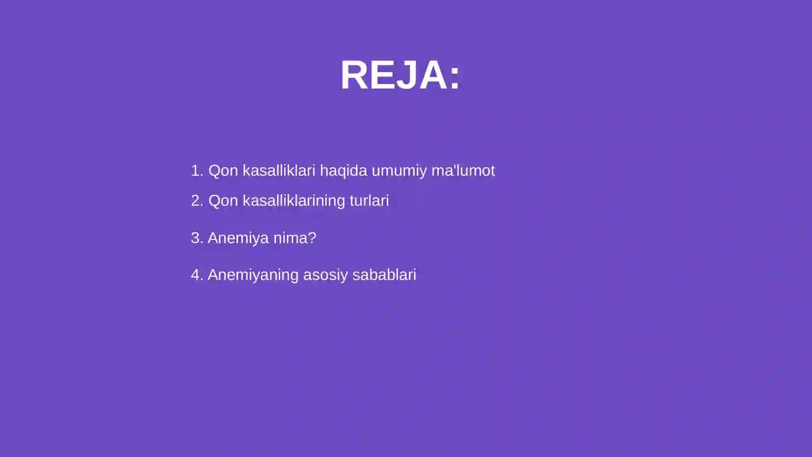 Qon kasalliklarining asoslari 2