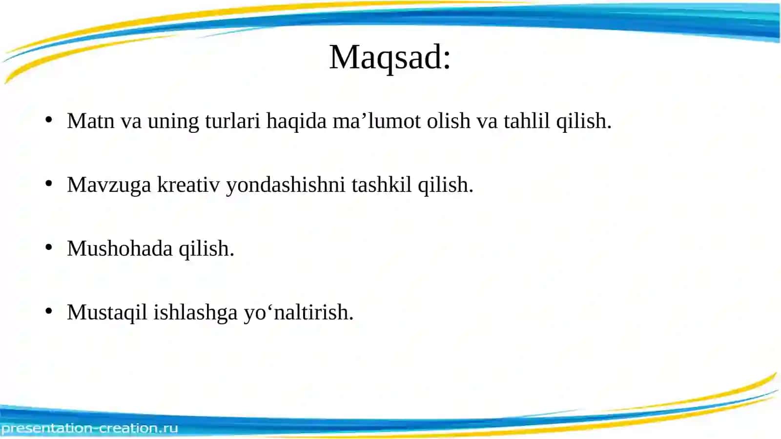 O‘ZBEK TILINING SOHADA QO‘LLANISHI 2