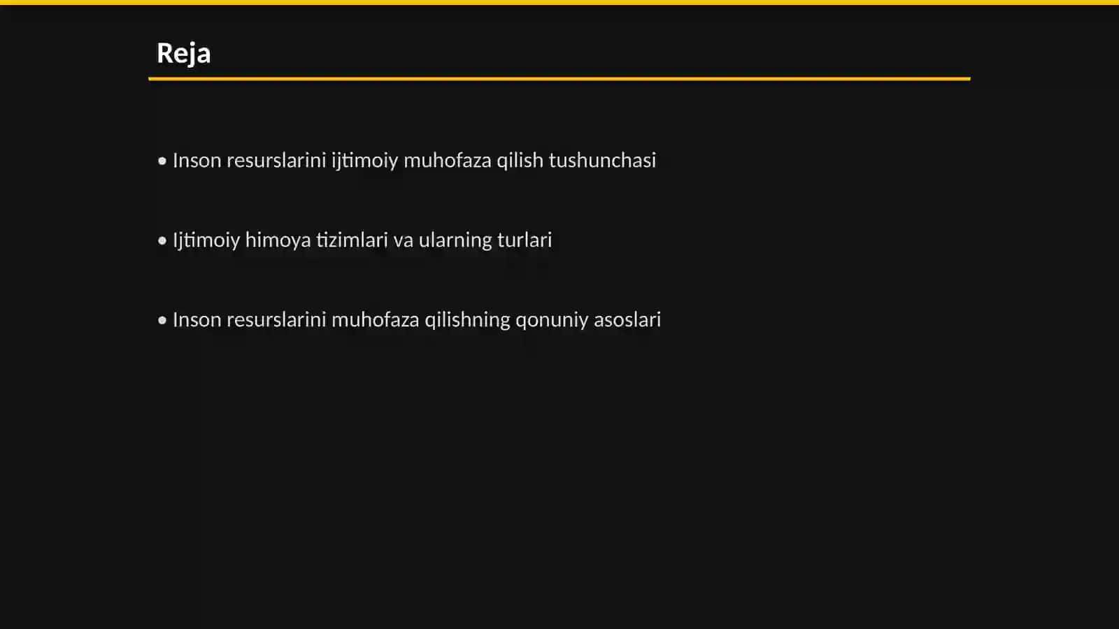Inson resurslarini ijtimoiy muhofaza qilish 2