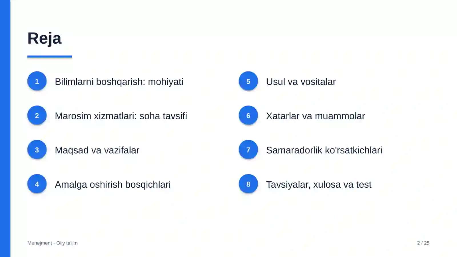 marosim xizmatlarida bilimlarni boshqarish 5764 2