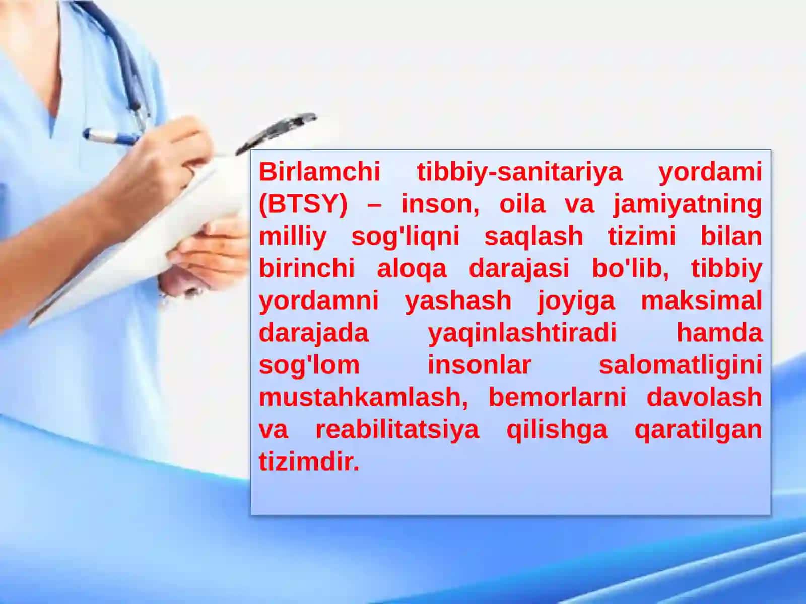 Birlamchi tibbiy-sanitariya yordamida hamshiralik ishi (3-mashg'ulot) 2